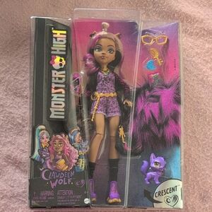 Monster High Clawdeen Wolf Doll in Purple and Black
